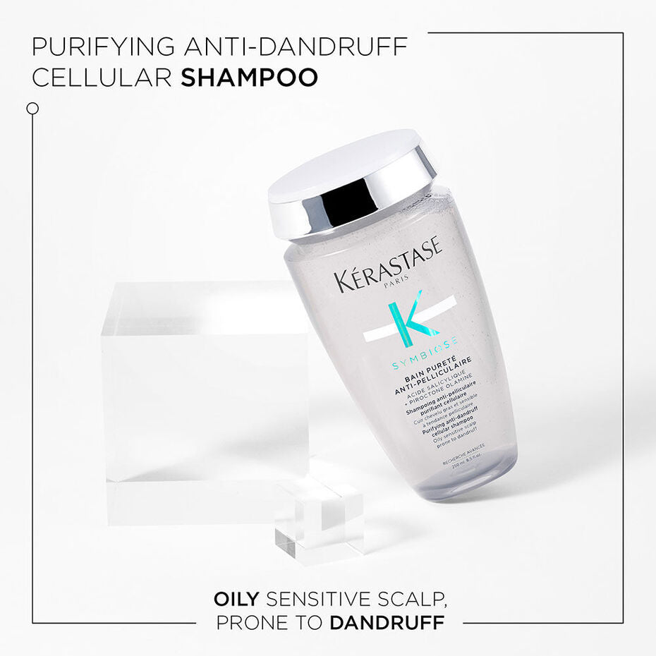 Purifying Anti-Dandruff Cellular Shampoo, for oily sensitive scalp prone to dandruff