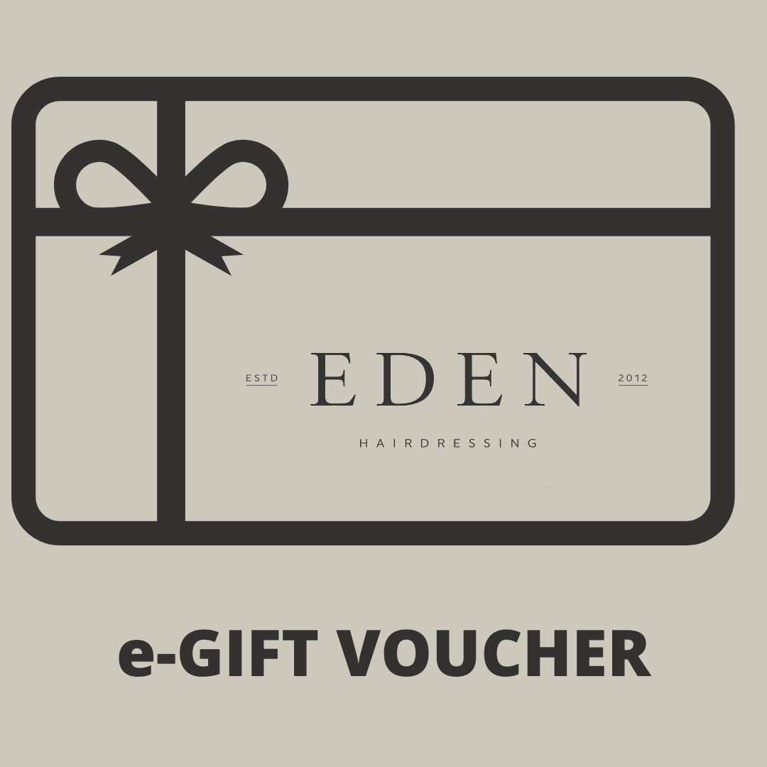 Eden Hairdressing e-gift voucher