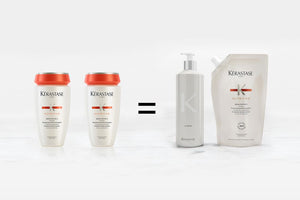 NUTRITIVE BAIN SATIN 2 BUNDLE 500ML